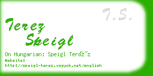 terez speigl business card